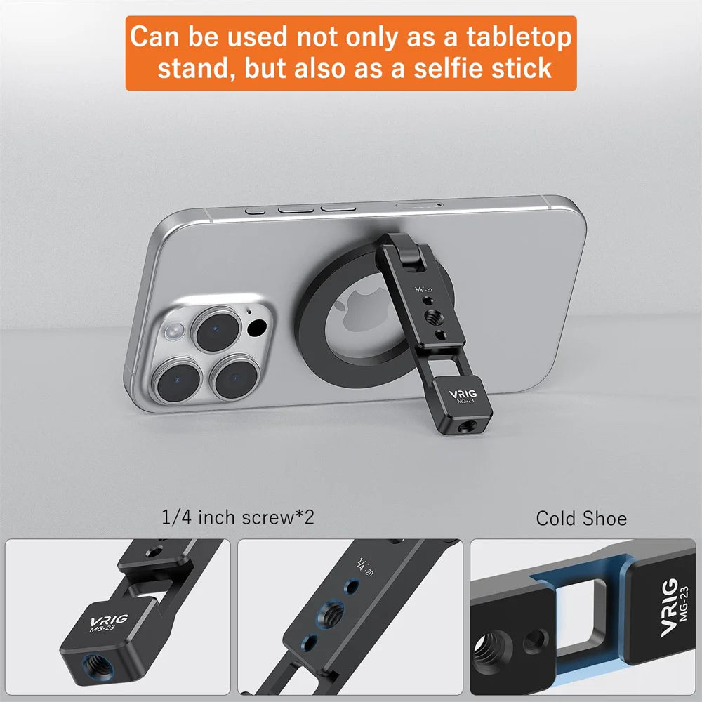 VRIG support de téléphone magnétique trépied