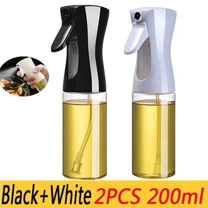 200/300/500ml Oil Spray Bottle BBQ Cooking Olive Oil Sprayer Kitchen Baking Oil Spray Empty Bottle Vinegar Bottle oil brush