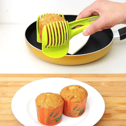 Kitchen Handheld Orange Lemon Slicer Tomato Cutting Clip Fruit Slicer Onion Slicer KitchenItem Cutter Accessorie