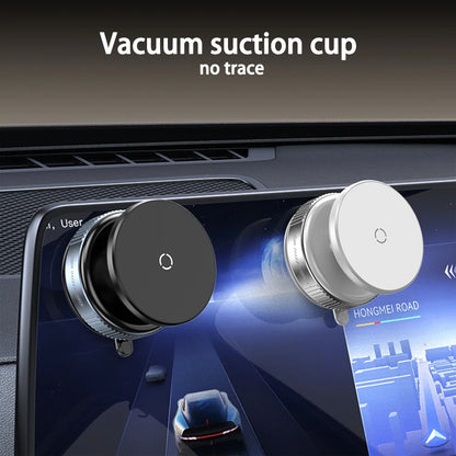 Car Phone Holder, Magsafe Magnetic Vacuum Intelligent Car Mount 360° Rotation Magnetic Vacuum Adsorption Suction Cup Bracket Car