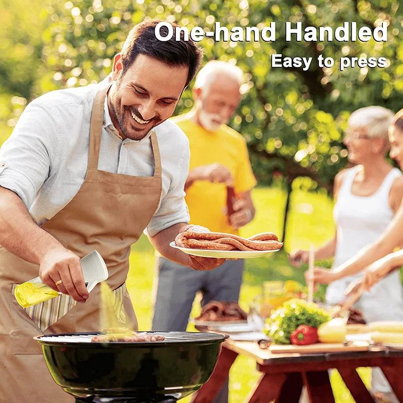 200/300/500ml Oil Spray Bottle BBQ Cooking Olive Oil Sprayer Kitchen Baking Oil Spray Empty Bottle Vinegar Bottle oil brush