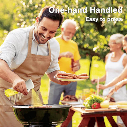 200/300/500ml Oil Spray Bottle BBQ Cooking Olive Oil Sprayer Kitchen Baking Oil Spray Empty Bottle Vinegar Bottle oil brush