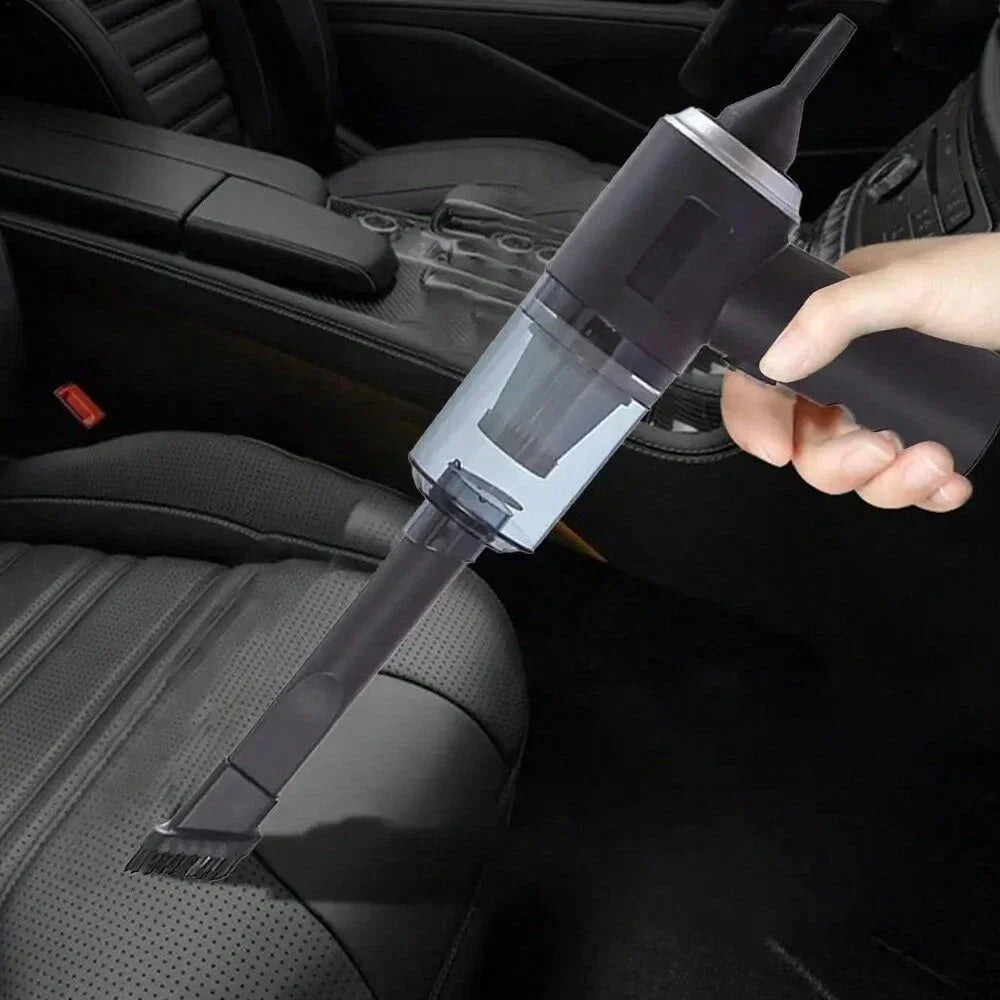 Aspirateur combiné 3 en 1 avec aspiration et soufflage intégrés, chargeur USB pour petite voiture