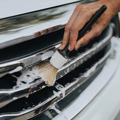 3/5PCS Car Detailing Brush Set Car Exterior Interior Boar Hair Bristle Brushes Dashboard Air Outlet Cleaning Brushes Tools