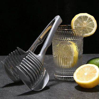 Kitchen Handheld Orange Lemon Slicer Tomato Cutting Clip Fruit Slicer Onion Slicer KitchenItem Cutter Accessorie