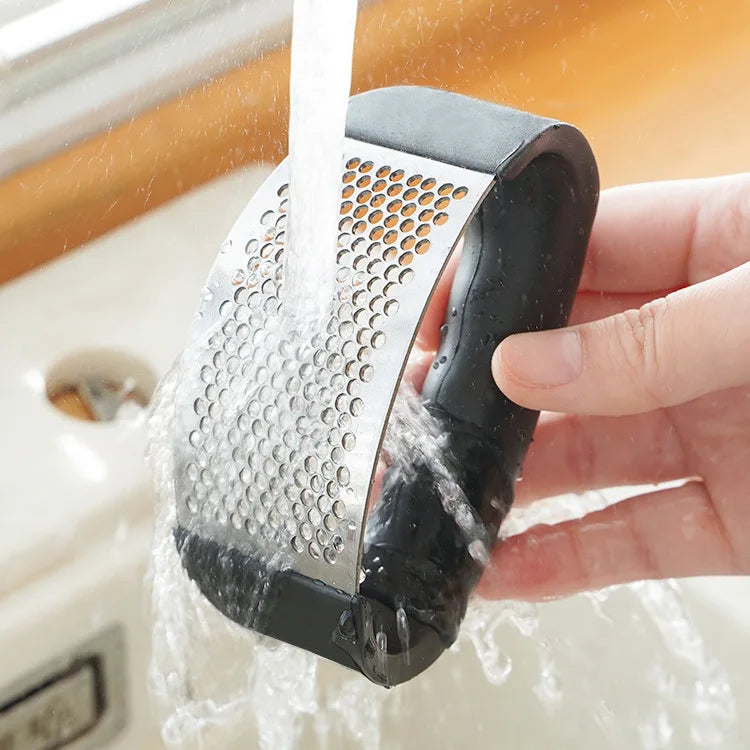 Presse-ail en acier inoxydable