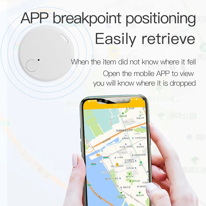 Mini localisateur GPS anti-perte, alarme, porte-clés de portefeuille