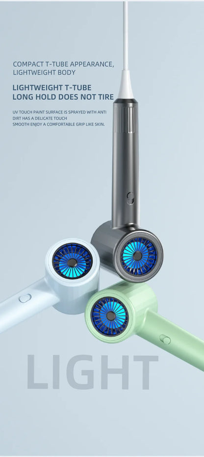 Mini sèche-cheveux pliable 750W avec sac de transport