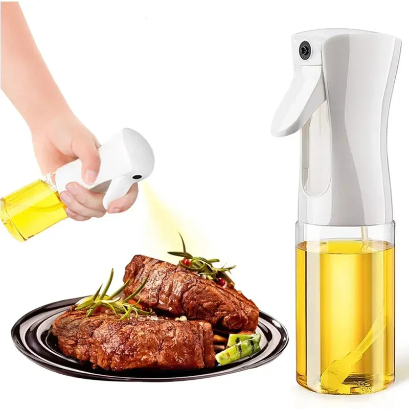 Bouteille de pulvérisation d'huile en plastique, vaporisateur d'huile, 200/300/500ml